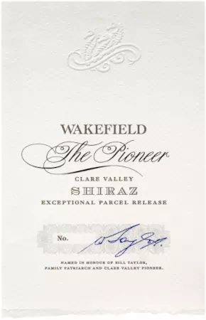 Wakefield Taylors Wines The Pioneer Shiraz